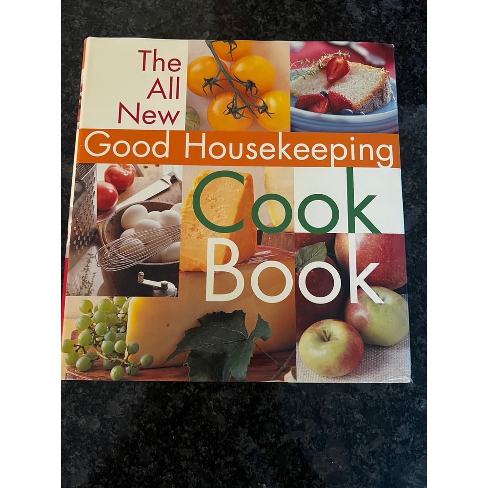 VTG The All New Good Housekeeping‎ Cookbook Recipes Cooking Food Hardcover 2001
